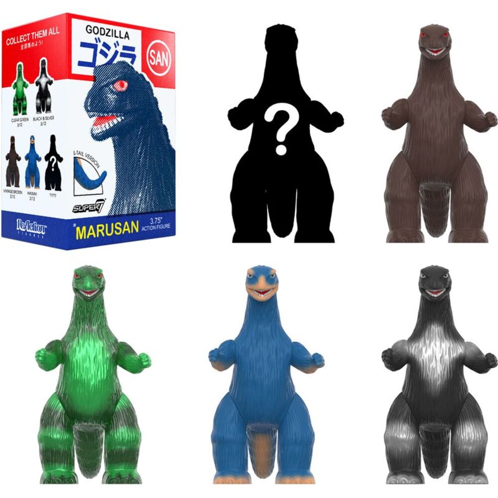 Super7 - Toho - Reaction Blind Box Wv6 - Marusan 12pc Flat  COLLECTIBLES